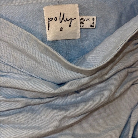 Excellent condition Princess Polly Lillian Mini Ruched Skirt Size:4 - Picture 3 of 7